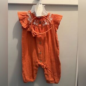 Rachel Zoe Orange Kids Matching Set
